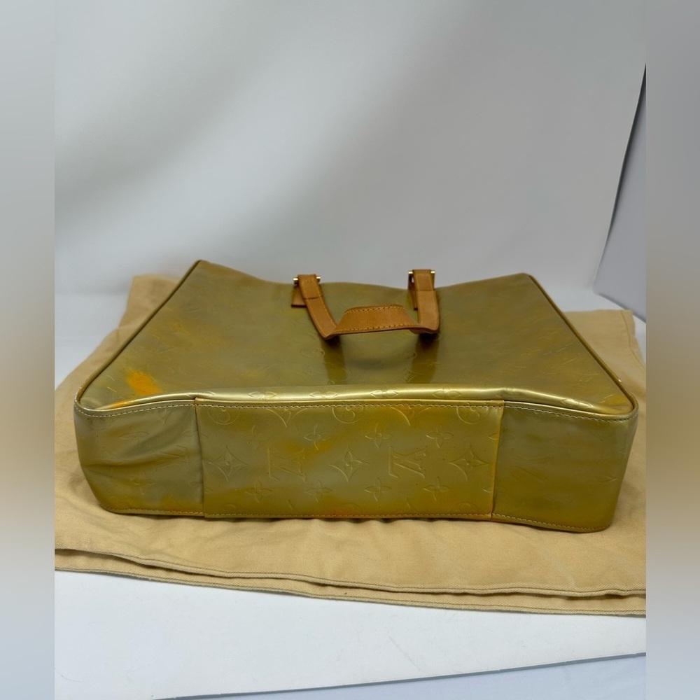 LOUIS VUITTON VINTAGE VERNIS NOISETTE TOTE GUC​ - Picture 2 of 15